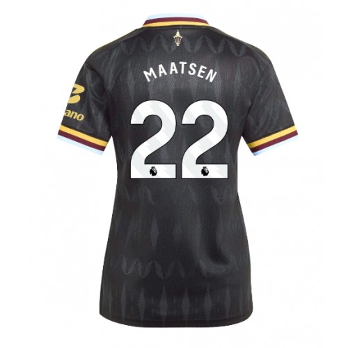 Aston Villa Ian Maatsen #22 Dámské Venkovní Dres 2026-27 Krátkým Rukávem Aston Villa Ian Maatsen #22 Dámské Venkovní Dres 2026-27 Krátkým Rukávem